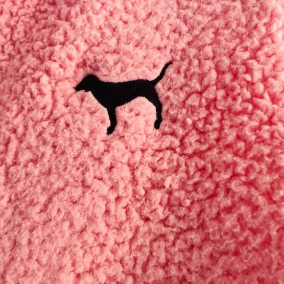 Pink Sherpa Vest Woman Size M - Picture 2 of 4